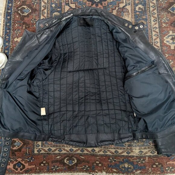 SOLDHein Gericke VTG AMF Harley Davidson Leather Cafe Racer Jacket 40 Thrashed - Picture 9 of 16